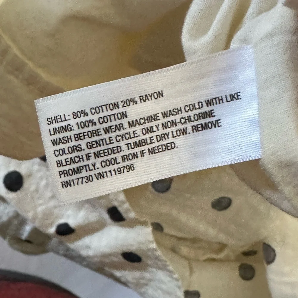 Mommy & Me Outfit Cream Dress with Black Dots by a new day size XL & 4/5T - Picture 5 of 13